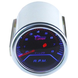E Support Car Motor Universal Smoke Len 52mm Tacho Tachometer Indicator Gauge Meter