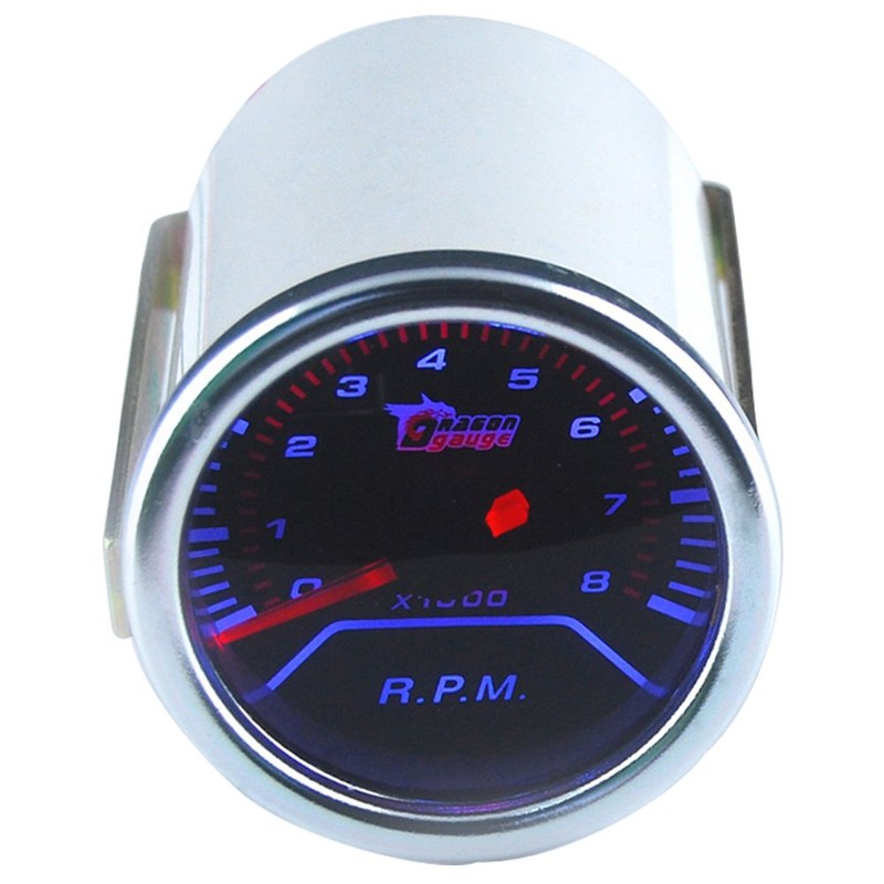 E Support Car Motor Universal Smoke Len 52mm Tacho Tachometer