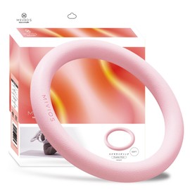 MIVIOS MVS503P Stretch Ring, Exercise Ring, Moderate Elasticity, For Baths, Anti-Slip, Pilates, Yoga, Muscle Training, Stretching, Cardio Exercise, Tightening, Bust Up, Powder Pink
