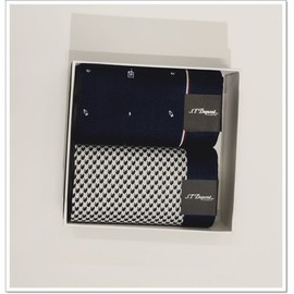 ST Dupont (신세계 사우스시티)24FW 듀퐁 순면 손수건 2종 셋트 SE4FMA381004SNY007NY (Shinsegae South City) 24FW Dupont Cotton Handkerchief 2-Piece Set SE4FMA381004SNY007NY
