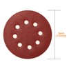 Sanding Discs Pads,SPTA 100Pcs 125mm Orbital Sander Discs, Hook and