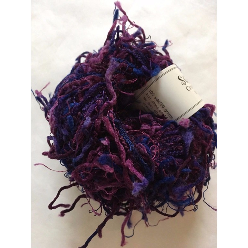 Yarns Squiggle #9211 Delphinium Mix (Purples, Blue)Q