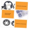Gadpiparty 200Pcs Retaining Circlip Assortment Kit Durable External Ring Accessories