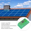 Green PWM Solar Charge Controller LCD Large Screen Display Photovoltaic