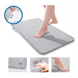Bluelander Tapete Baño Antideslizante Alfombra Absorbente Memory Foam