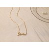 HUAN XUN Carmen Necklaces Gold Name Necklace for Women Charm