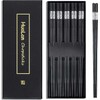 HuaLan Reusable Fiberglass Chopsticks Set, Dishwasher-Safe Chopstick, Non-Slip Design Chop
