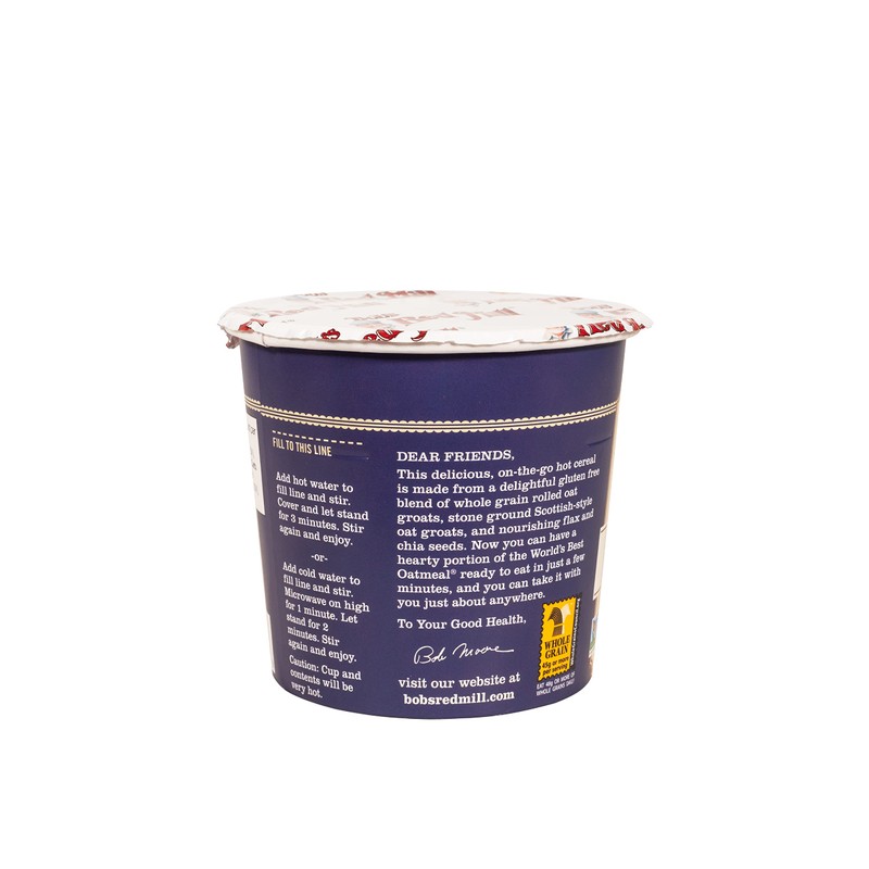 Bob's Red Mill GF Oatmeal Cup, Blueberry & Hazelnut, 2.5