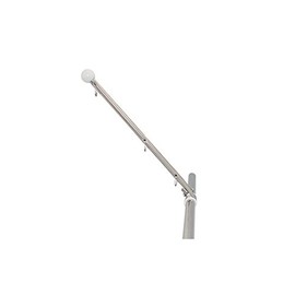 Yacht Steel Flag Pole with Stainless Steel Holder for 22 and 25 mm Pipe Diameter