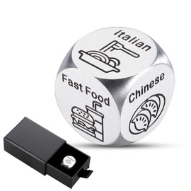 Husband Valentine Gifts from Wife, Men Gift Ideas for Valentines Day, Date Night Gifts, Anniversary GIFS for Him Her, Food Dice Decider, Funny Valentine's Day Gifts for Wife Girlfriend, Foodie Dice