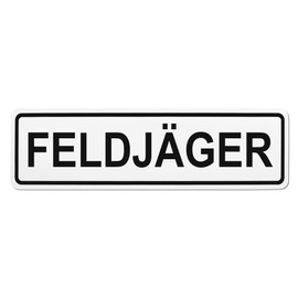 Magnetic Sign FELDJÄGER | Magnetic Sign | Various Sizes (35 x 10 cm)