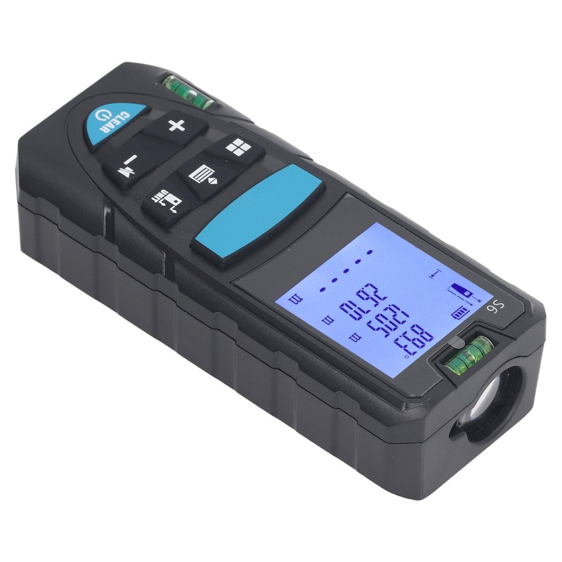 Distance Measure 100m Distance Meter Digital Display with Bubble Level