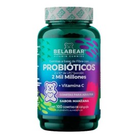 Gomitas Probióticos Solanum Vitamina Sabor Manzana 100 Unidades