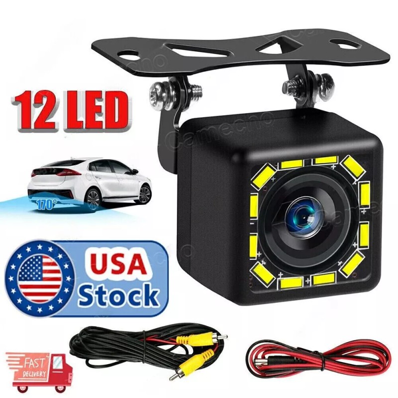 Camecho 170° CMOS Car Rear View Backup Camera Reverse HD