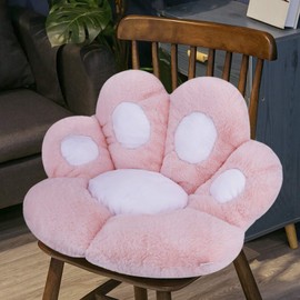 JIAHG Cute Seat Cushion Chair Cushion Cat Paws Chair Cushion Sofa Seat Cushion in Cat Paw Shape Cat Paw Chair Back Cushion Gift for Adults Children