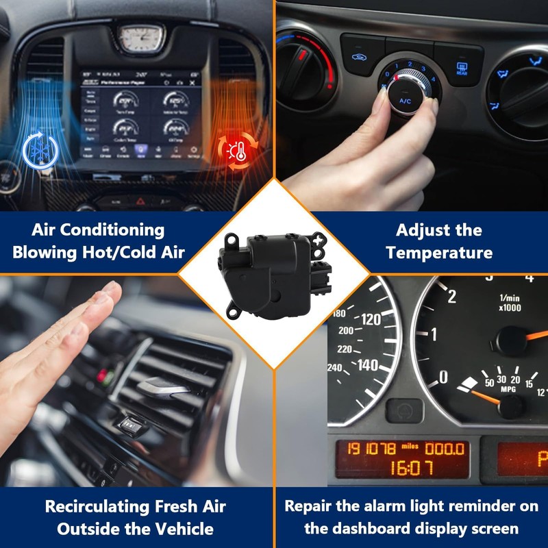 HIMARKLIF HVAC Blend Door Actuator Compatible with Dodge Ram 1500