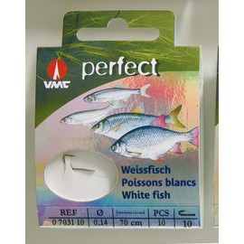 VMC Perfect poisson blanc rouge, taille de hameçon:12