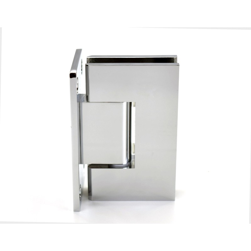 MONT HARD Chrome Shower Hinge - Square Full Back Plate,