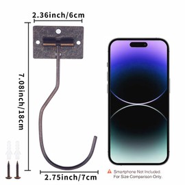 BJUTYEU Self-Adhesive Banana Hook, Grape Hook, Kitchen Banana Hanger, Keep Bananas Fresh Under The Cabinet, with Magnetic Absorption Storage Perfect Design 1 Pieces Antique Color