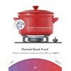 LE TAUCI 3 qt Ceramic Dutch Oven for Bread Baking