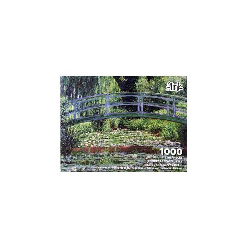 FLINK Rompecabezas Monet Puente Japones 1000 Piezas