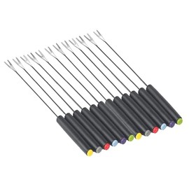 Starfrit Fondue Forks - 12 Plastic Handle and Colored Tips