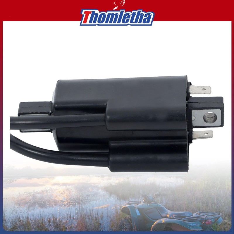 Thomletha Ignition Coil with Cap Replacement for Honda CB250 CB400