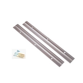 LagunaProject Heavy Duty Aluminium Grey Z Bar Hanger, 300mm, 30kg - Floating Hanging System with Screw-In Fasteners