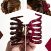 Large Claw Clips for Thick Hair 2 Pcs, 3.66 Inch