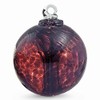 Witch Ball Hand Blown Glass (Aubergine)