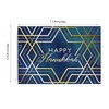 Masterpiece Geometric Star Happy Hanukkah Cards / 16 Boxed Star