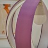 MiniSun | Modern Purple and Cream Fabric Cocoon Globe Style
