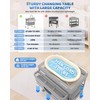 Saryocy Baby Changing Table, Versatile Folding Changing Table, Waterproof Diaper