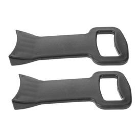 BUGUUYO 2pcs Tire Pressure Plate Tires Tire Bead Rim Clamp Tire Mount Pad Tire Changing Tool Tire Changer Adapters Tire Changer Mounting Pad Tire Changer Accessories Black Plastic