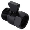 Tenfe Water Flow Control Valve, Brass Shut Off Valve Adjust