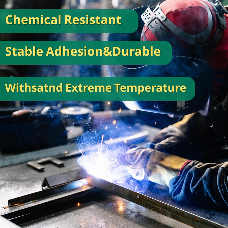 CHUANGSEED Heat Resistance Tape for Resin Molds, Powder Coating, Circuit