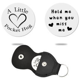 Girlfriend Boyfriend Valentines Day Gifts for Women Men Couple Pocket Hug Token Long Distance Relationship Gifts for Wife Husband Hold Me When You Miss Me Tokens Gift for Daughter Son Birthday Gifts