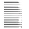 Putiqcher 12 Pcs Cylinder-Cone Shape Carving Burr Sets, 3/32 Inch