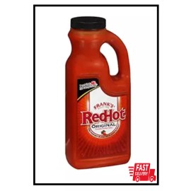 Frank's RedHot Original Cayenne Pepper Sauce (Keto Friendly), 32 fl oz Jug