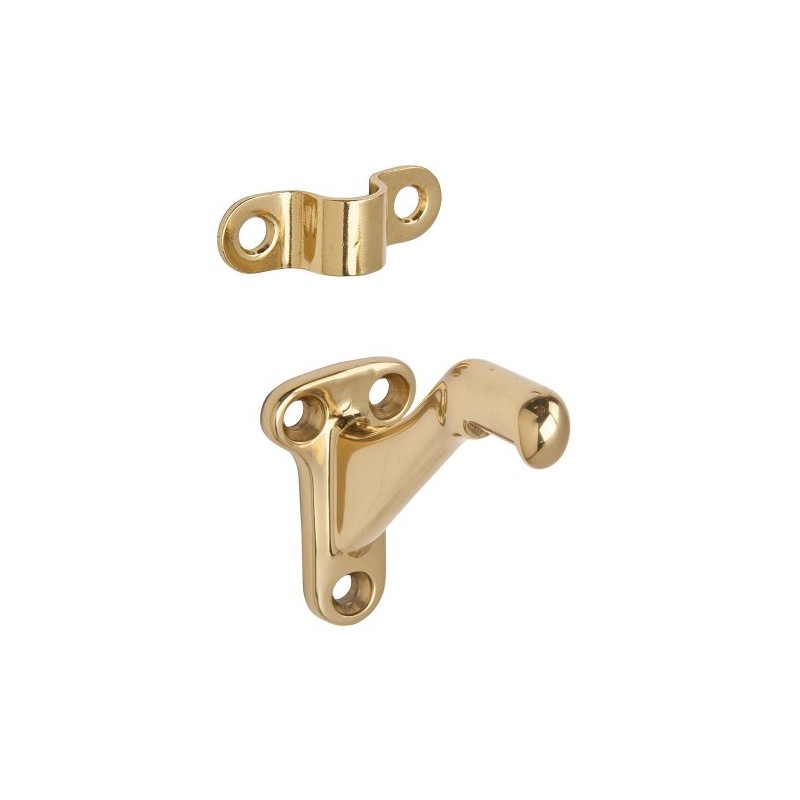 Ives by Schlage 059A3 Hand Rail Bracket Brass, 2-1/4 in