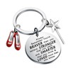 BNQL Wizard Oz Keyring Dorothy Ruby Gift Wizard Oz Inspired