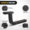 Nilight Trailer Hitch Ball Mount with 1/2" Hitch Pin Clip