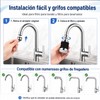 Filtro de Agua para Grifo de Cocina, 3 Modos, 360°