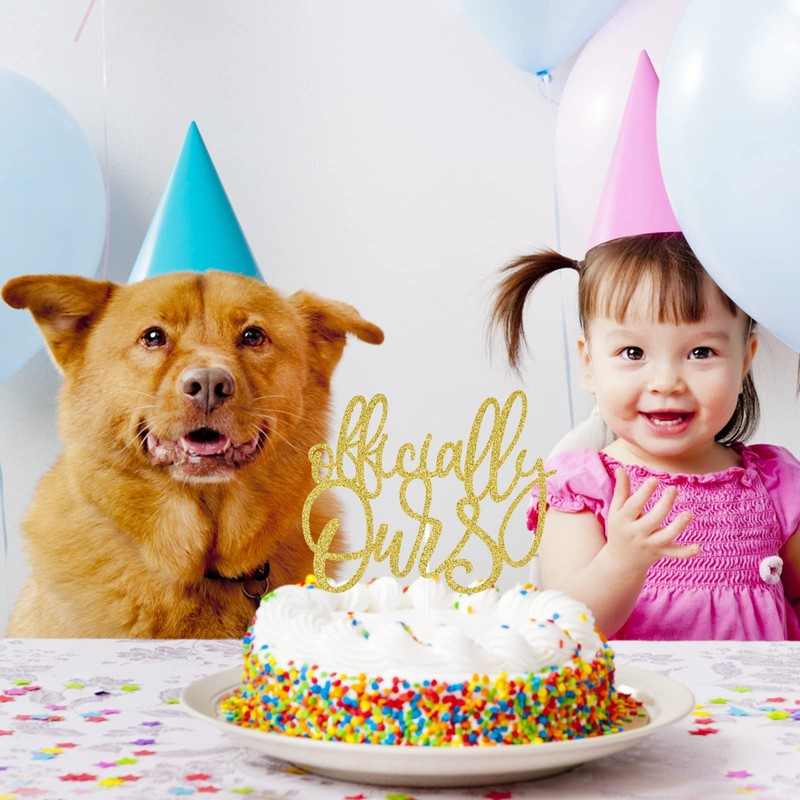 Decoración oficial para tartas, decoración del día de la adopción,