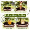 MCleanPin 4 Pack Plant Watering Spikes and Globes Handmade Terracotta
