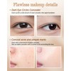 Cream Full Cover Concealer Palette, 3 in 1 Concealer Cream