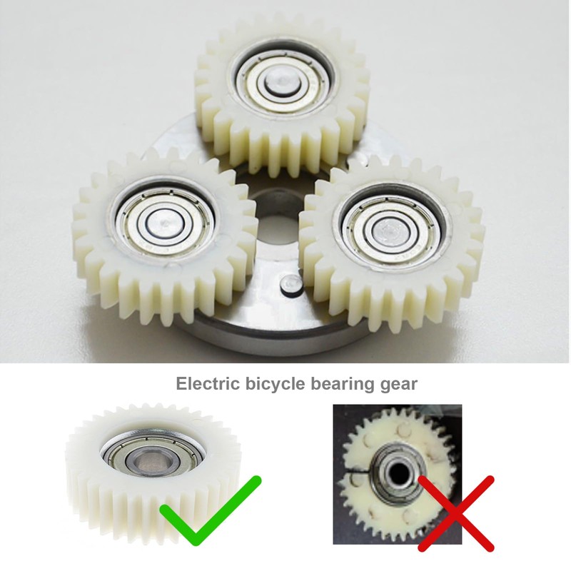 Micro Traders 3PCS 36 Teeth E-Bike Wheel Hub Motor Planetary