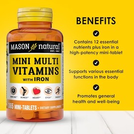 Vitaminas múltiples diarias con tabletas de hierro – 365 Ea