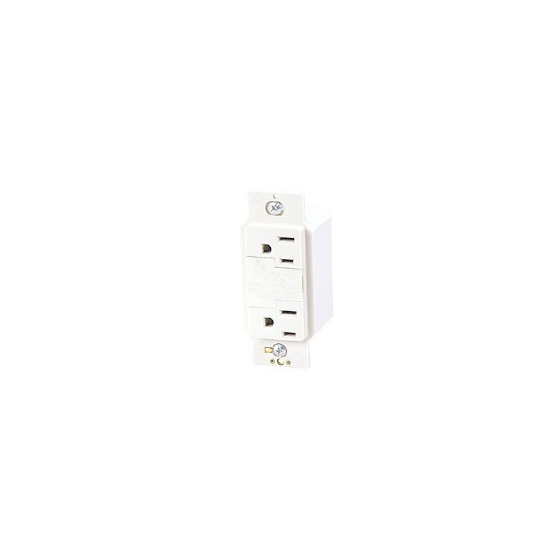 Eaton Surge Duplex 15A 125V Receptacle with Audible Alarm without