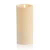 Luminara Outdoor Flameless LED Ivory Candle Melted Edge 3.75" x
